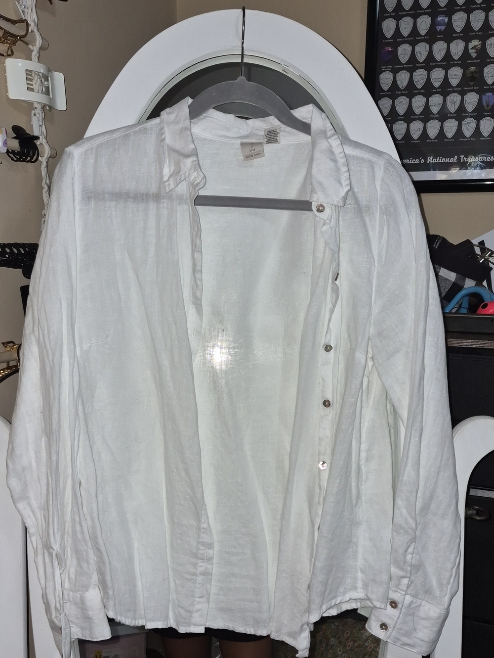 Joie Linen Button-Up Shirt